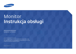 Instrukcja Samsung S24E650C Monitor LED