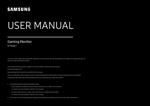 Handleiding Samsung S25HG50FQU LED monitor