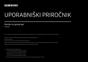 Priročnik Samsung S25HG50FQU LED-zaslon