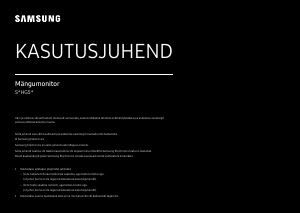 Kasutusjuhend Samsung S25HG50FQU LED-kuvar