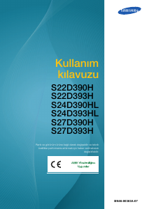 Kullanım kılavuzu Samsung S27D390H LED ekran