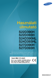 Használati útmutató Samsung S27D390H LED-es monitor