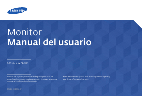 Manual de uso Samsung S27E370D Monitor de LED
