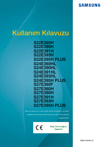 Kullanım kılavuzu Samsung S27E390H LED ekran