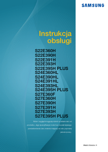 Instrukcja Samsung S27E391H Monitor LED