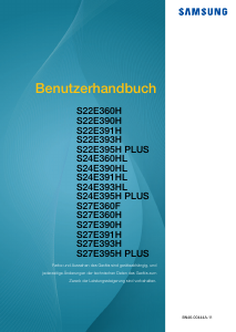 Bedienungsanleitung Samsung S27E391H LED monitor