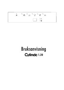 Bruksanvisning Cylinda 1.20 Diskmaskin