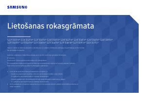 Rokasgrāmata Samsung S27F350FHU Gaismas diožu monitors