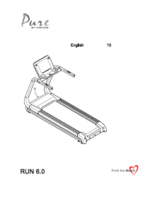 Handleiding Tunturi Pure Run 6.0 Loopband