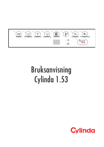 Bruksanvisning Cylinda 1.53 Diskmaskin