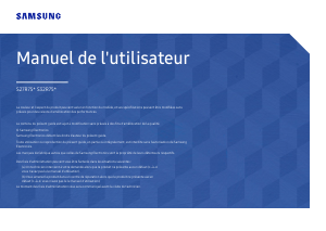 Mode d’emploi Samsung S27R754QEU Moniteur LED