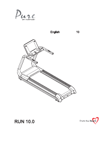 Handleiding Tunturi Pure Run 10.0 Loopband