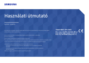 Használati útmutató Samsung S32R750UEU LED-es monitor