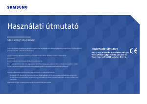 Használati útmutató Samsung S34J552WQU LED-es monitor