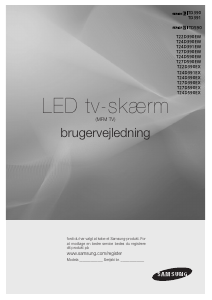 Brugsanvisning Samsung T22D390EX LED-skærm