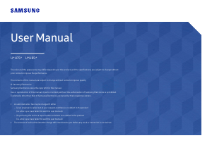 Handleiding Samsung U28H750UQU LED monitor