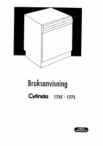 Bruksanvisning Cylinda 1775 Diskmaskin