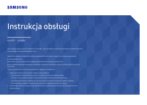 Instrukcja Samsung U32H850UMU Monitor LED
