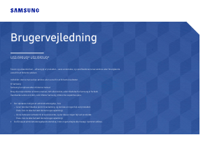 Brugsanvisning Samsung U32J590UQU LED-skærm