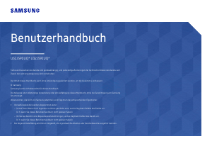 Bedienungsanleitung Samsung U32J590UQU LED monitor
