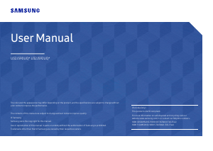 Manual Samsung U32J592UQU LED Monitor