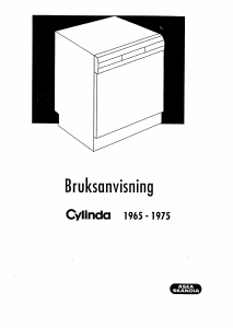 Bruksanvisning Cylinda 1965 Diskmaskin