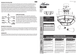 Handleiding Hunter 19116 Indria Lamp