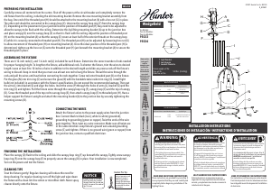 Handleiding Hunter 19233 Wedgefield Lamp