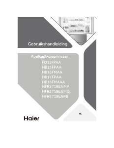 Használati útmutató Haier HFR5719ENPB Hűtő és fagyasztó