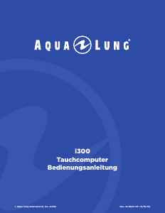 Bedienungsanleitung Aqua Lung i300 Tauchcomputer