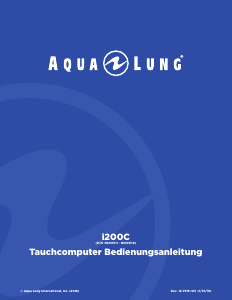 Bedienungsanleitung Aqua Lung i200C Tauchcomputer