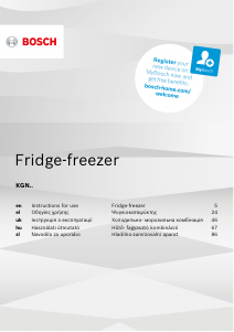 Посібник Bosch KGN36IJ3CK Холодильник із морозильною камерою