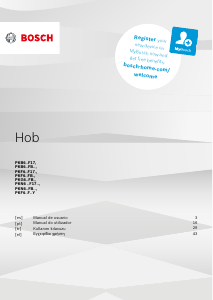Manual de uso Bosch PKG645FB2E Placa