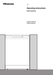 Manual Hisense HS661C60WUK Dishwasher