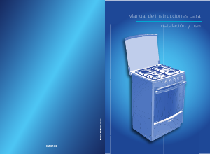 Manual de uso Indurama Coruna Spazio Plus Cocina