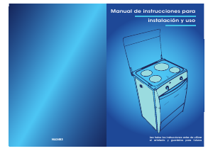 Manual de uso Indurama Brescia Cocina