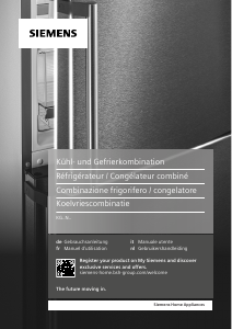 Manuale Siemens KG39NEICU Frigorifero-congelatore