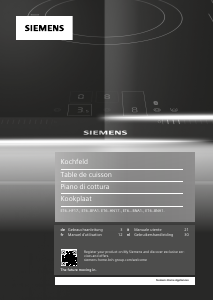 Mode d’emploi Siemens ET61RBNA1E Table de cuisson