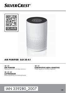 Manual SilverCrest IAN 359280 Air Purifier