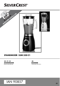 Manual SilverCrest IAN 90857 Blender