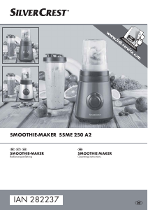 Manual SilverCrest IAN 282237 Blender