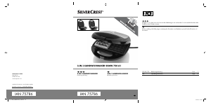 Handleiding SilverCrest IAN 75786 Contactgrill