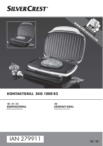 Handleiding SilverCrest IAN 279911 Contactgrill