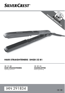 Manual SilverCrest IAN 291834 Hair Straightener