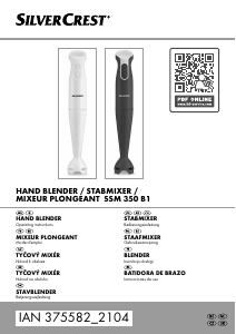 Bedienungsanleitung SilverCrest IAN 375582 Stabmixer