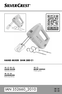 Handleiding SilverCrest IAN 352660 Handmixer