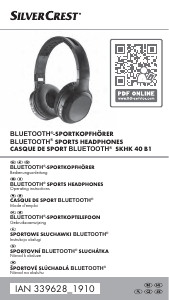 Mode d’emploi SilverCrest IAN 339628 Casque