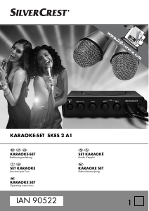 Manuale SilverCrest IAN 90522 Sistema di karaoke