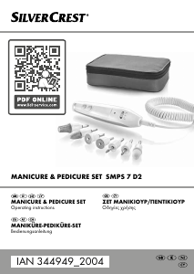 Manual SilverCrest IAN 344949 Manicure-Pedicure Set
