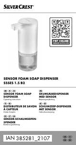 Manual SilverCrest IAN 385281 Soap Dispenser